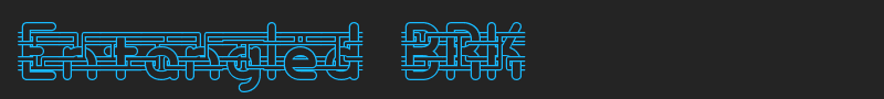 Entangled BRK font