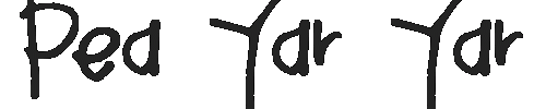The Pea Yar Yar Font