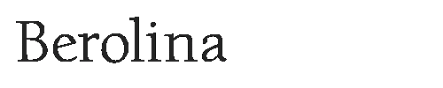 The Berolina Font
