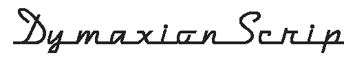 The DymaxionScript Font