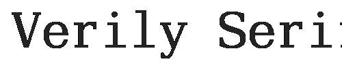 The Verily Serif Mono Font