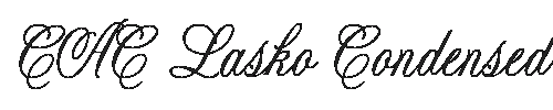The CAC Lasko Condensed Font