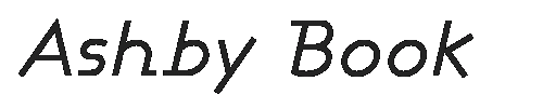 The Ashby Book Font