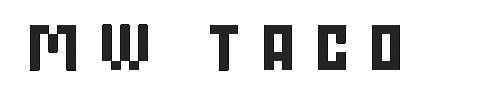 The MW TACO Font