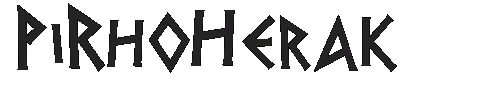 The PiRhoHerak Font