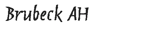 The Brubeck AH Font