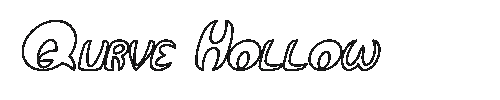 The Qurve Hollow Font