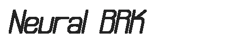 The Neural BRK Font