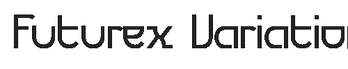 The Futurex Variation Alpha Font
