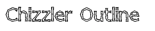 The Chizzler Outline Font