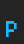 p Pixel font 