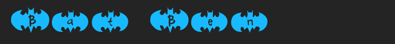 Bat Ben font