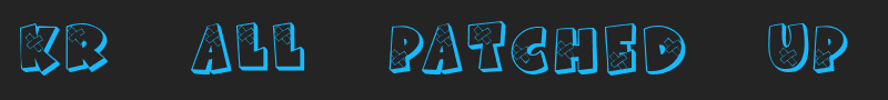KR All Patched Up font