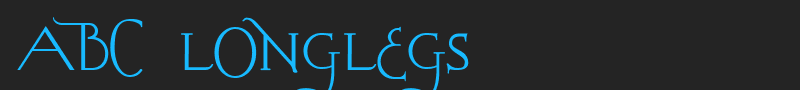 ABC-LONGLEGS font