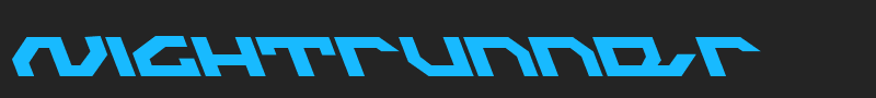 Nightrunner font