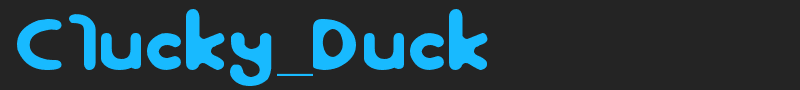 Clucky_Duck font