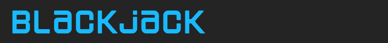 Blackjack font