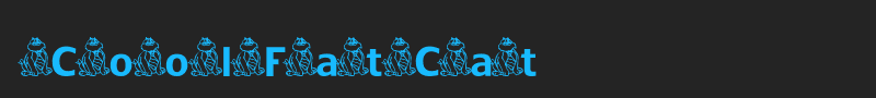 CoolFatCat font
