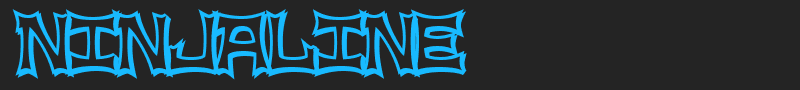 NinjaLine font