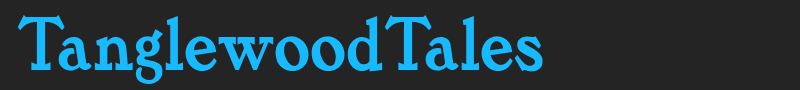 TanglewoodTales font