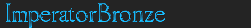 ImperatorBronze font