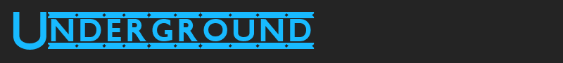 Underground font