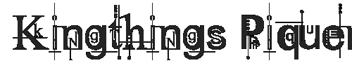 The Kingthings Piquenmeex Font