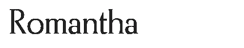 The Romantha Font