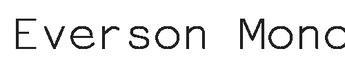 The Everson Mono Unicode Font