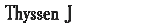 The Thyssen J Font