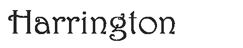 The Harrington Font