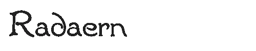 The Radaern Font