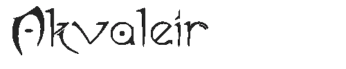 The Akvaleir Font