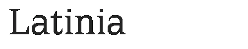 The Latinia Font
