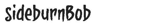 The sideburnBob Font