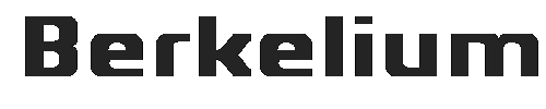 The Berkelium Type Font