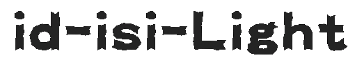 The id-isi-LightOT Font