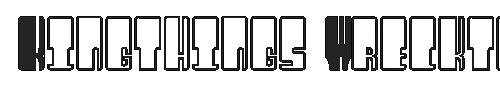 The Kingthings Wrecktangle Font