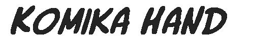 The Komika Hand Font