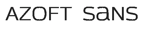 The Azoft Sans (Regular) Font