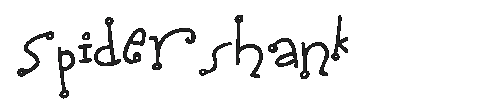 The Spidershank Font
