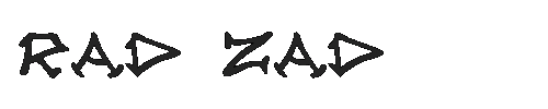 The Rad Zad Font