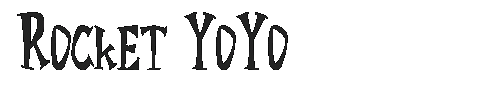 The Rocket YoYo Font