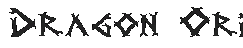 The Dragon Order Font