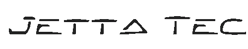 The Jetta Tech Font