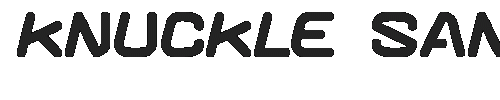 The Knuckle sandwich Font