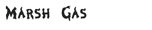 The Marsh Gas Font