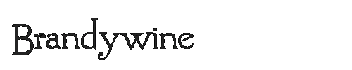 The Brandywine Font