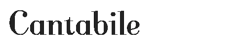 The Cantabile Font