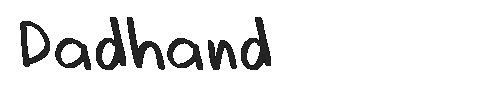 The Dadhand Font